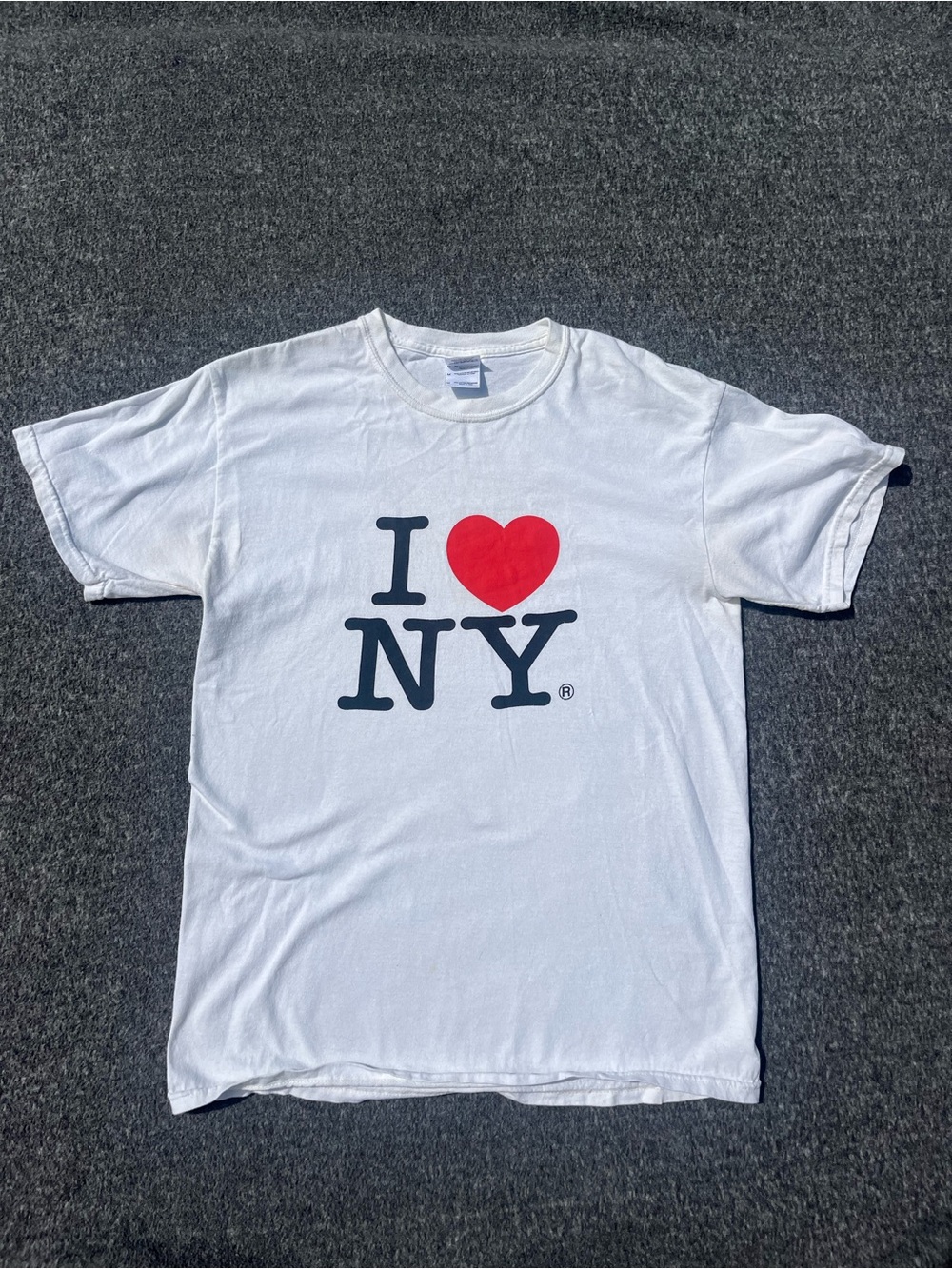 I ♥ NY Classic Logo Tee - White with Red Heart - Medium